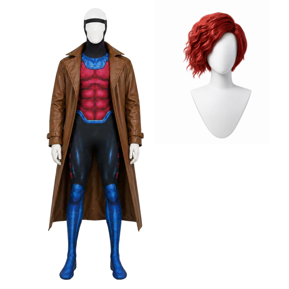 Remy Etienne LeBeau braun Kostüm Set X-Men '97 Gambit Cosplay Outfit