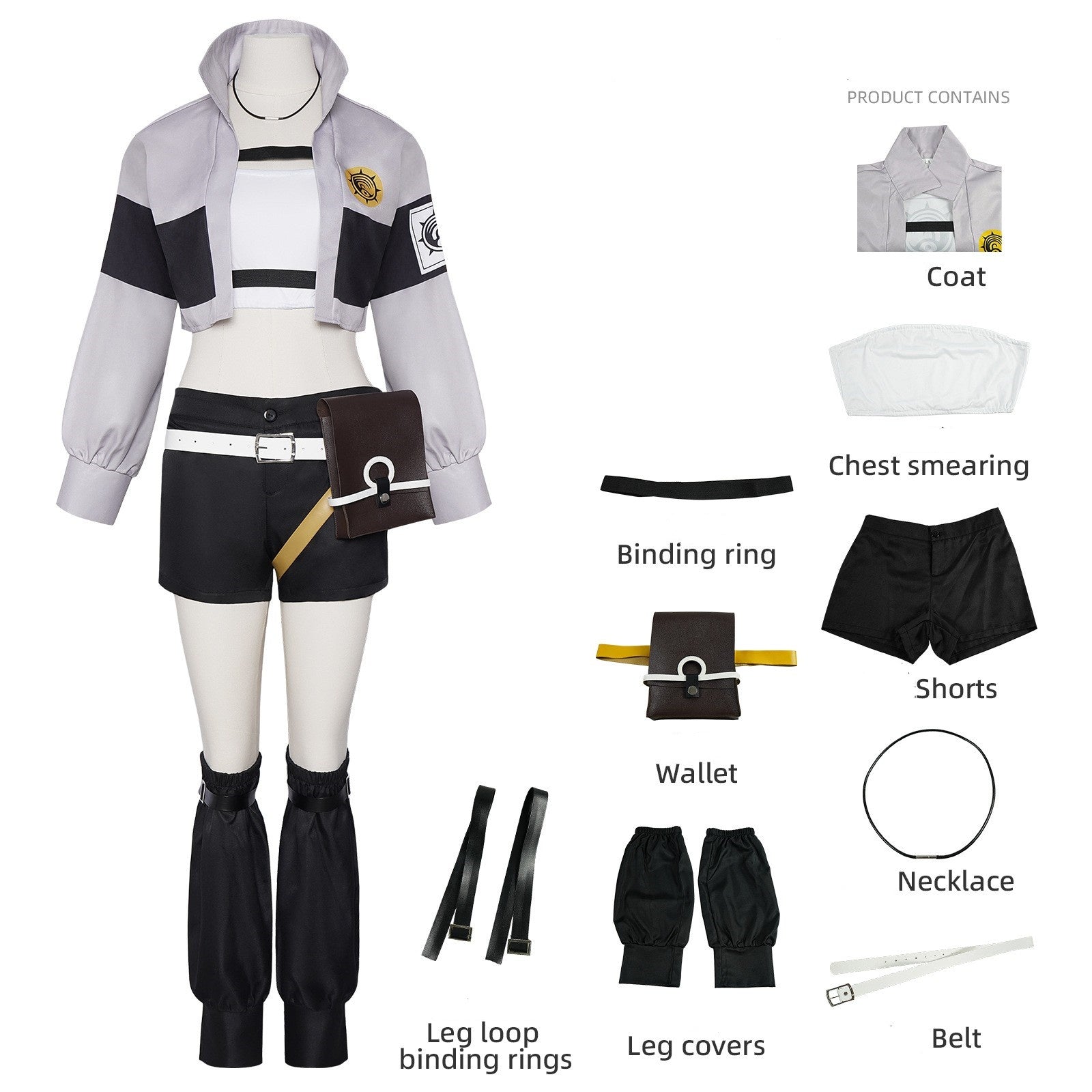Riyo Reaper Kostüm GACHIAKUTA 2025 Riyo Cosplay Outfits