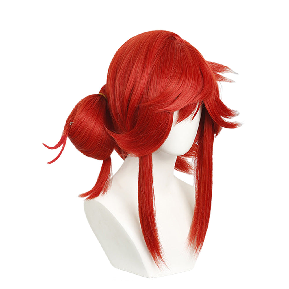 Riyo Reaper Perücke GACHIAKUTA Riyo rot Cosplay Perücke