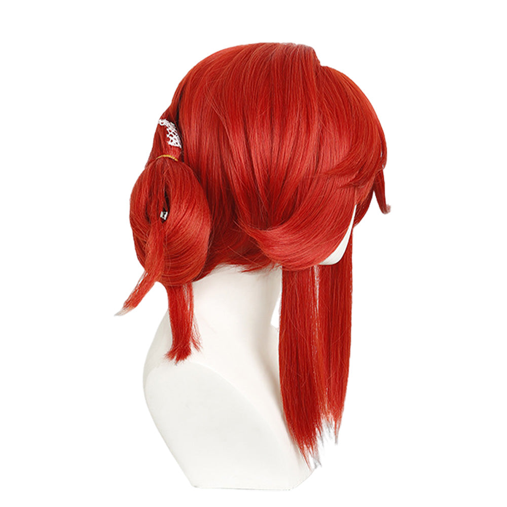 Riyo Reaper Perücke GACHIAKUTA Riyo rot Cosplay Perücke