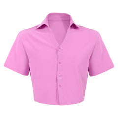 Romance Saja rosa Shirt Kpop Demon Hunters Saja Boys Romance Outfits