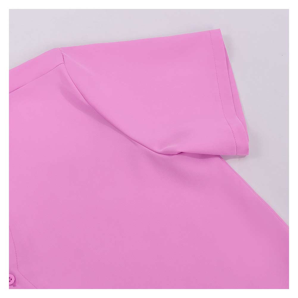 Romance Saja rosa Shirt Kpop Demon Hunters Saja Boys Romance Outfits