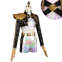 Rumi KPop Demon Hunters Girls Group HUNTRIX Rumi Golden Kostüm Cosplay Outfits