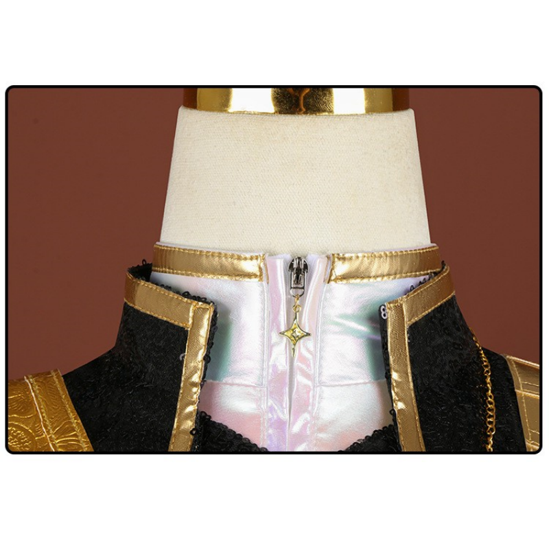 Rumi KPop Demon Hunters Girls Group HUNTRIX Rumi Golden Kostüm Cosplay Outfits