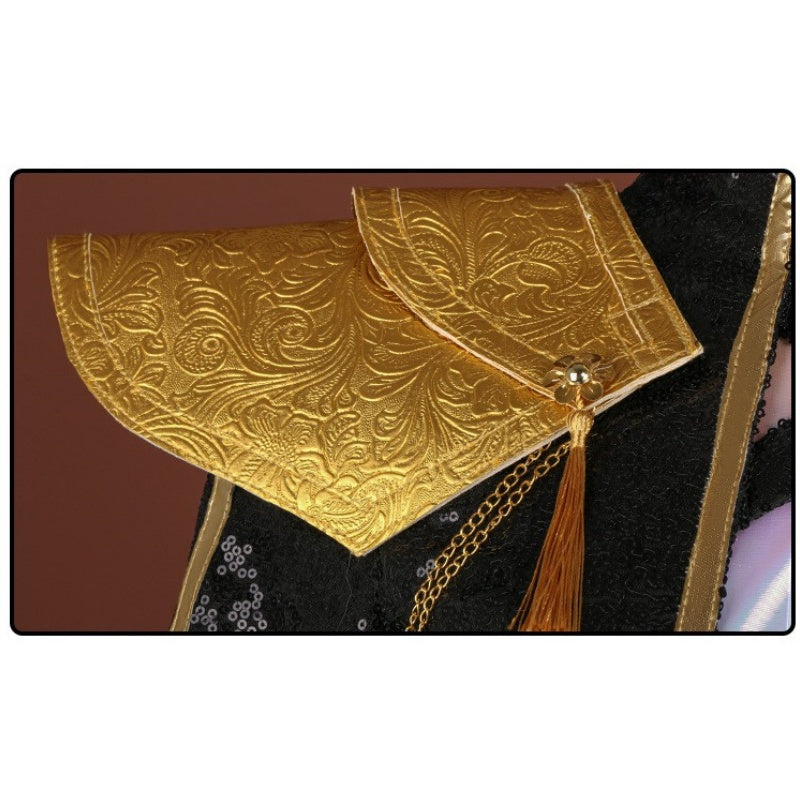Rumi KPop Demon Hunters Girls Group HUNTRIX Rumi Golden Kostüm Cosplay Outfits