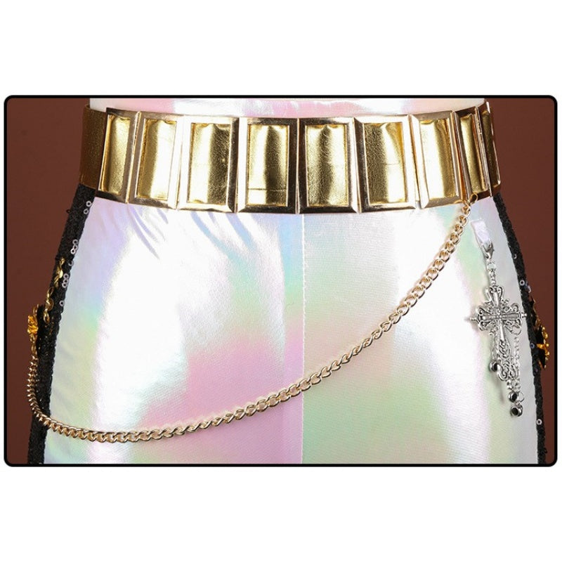 Rumi KPop Demon Hunters Girls Group HUNTRIX Rumi Golden Kostüm Cosplay Outfits