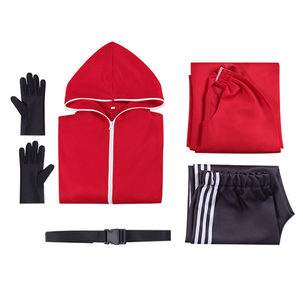 SANDA Weihnachtsmann rot Kostüm Weihnachten Outfit