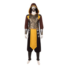 Scorpion Kostüm Set Mortal Kombat II Scorpion gelb Cosplay Outfits