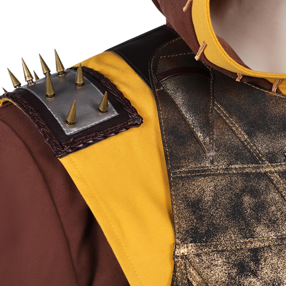 Scorpion Kostüm Set Mortal Kombat II Scorpion gelb Cosplay Outfits