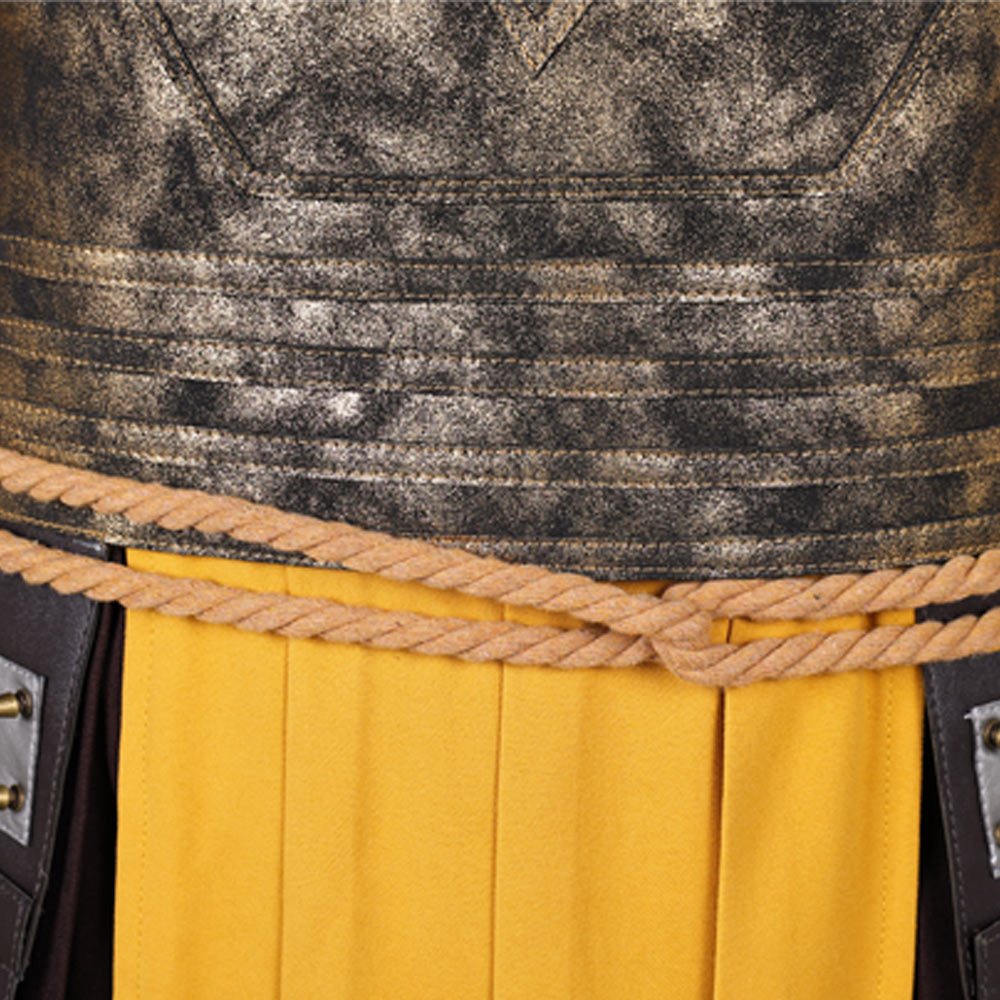 Scorpion Kostüm Set Mortal Kombat II Scorpion gelb Cosplay Outfits