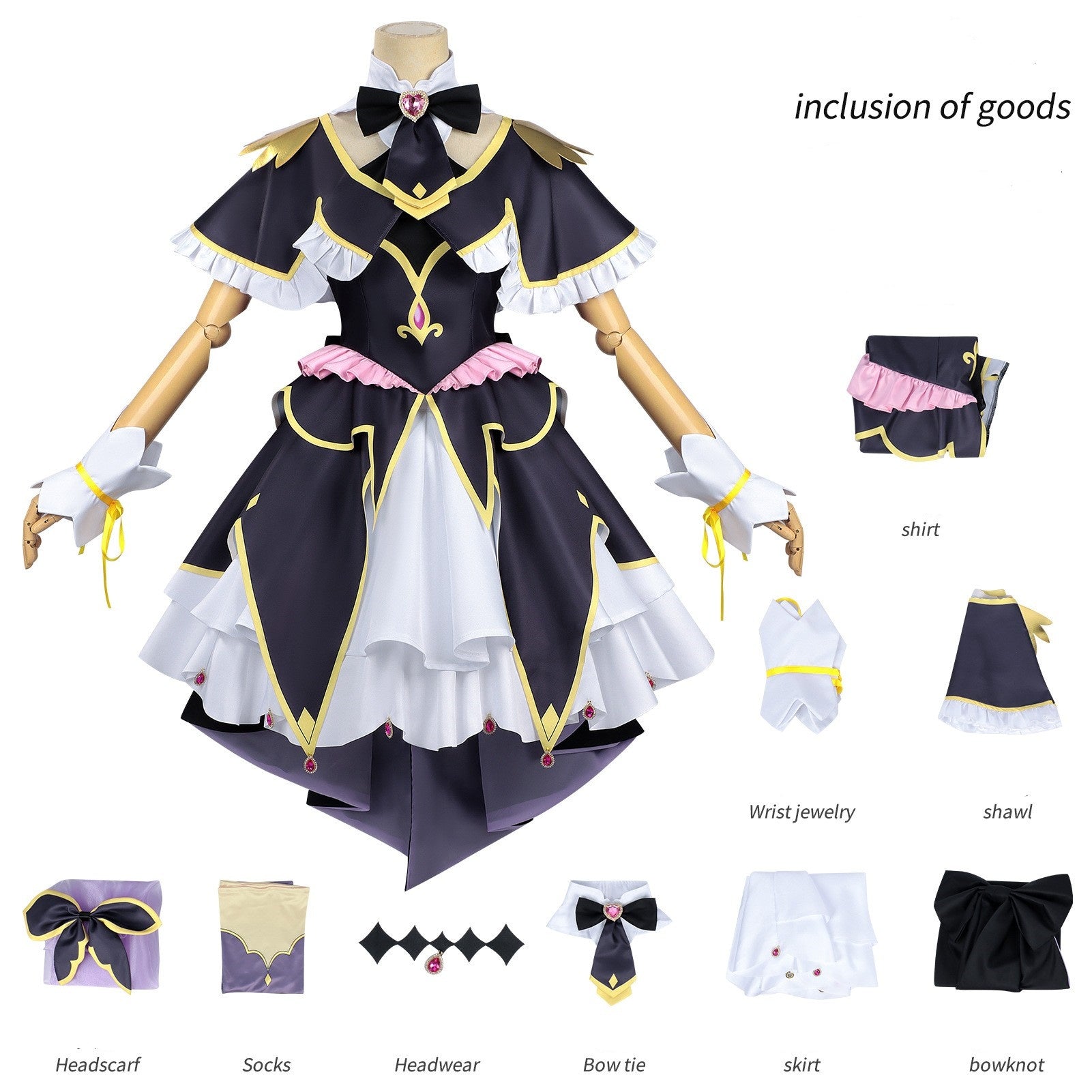Star Detective Precure! Moria Luluka Kostüm Set Moria Outfits