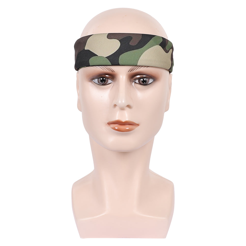 Stranger Things Lucas Sinclair Camo Headband Cosplay Requisite