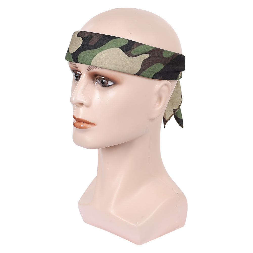 Stranger Things Lucas Sinclair Camo Headband Cosplay Requisite