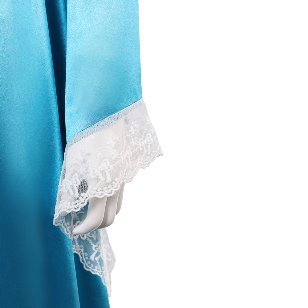 Super Mario Rosalina Cosplay Kostüm blau Kleid