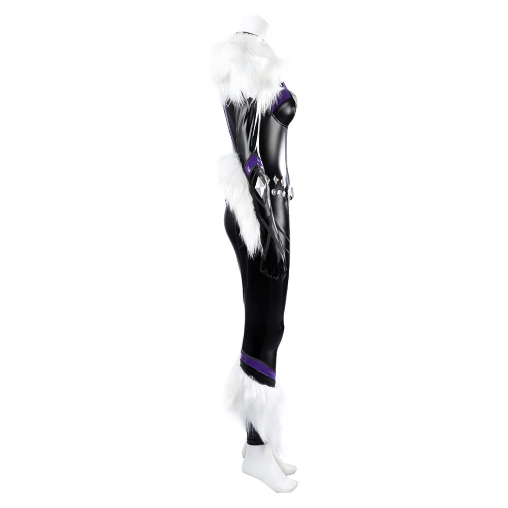 Superheldin Black Cat Kostüm M-Rival Felicia Sara Hard Cosplay Outfits