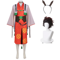 Tanjiro Kamado Kostüm Kimetsu No Yaiba Feuerpferd Jahr Tanjiro Cosplay Outfit