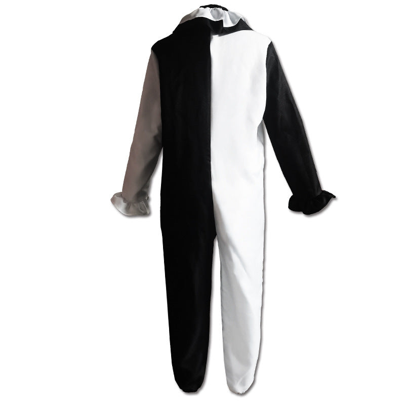 Terrifier Herren Kostüm Set Clown Schwarz Weiß Cosplay Outfit