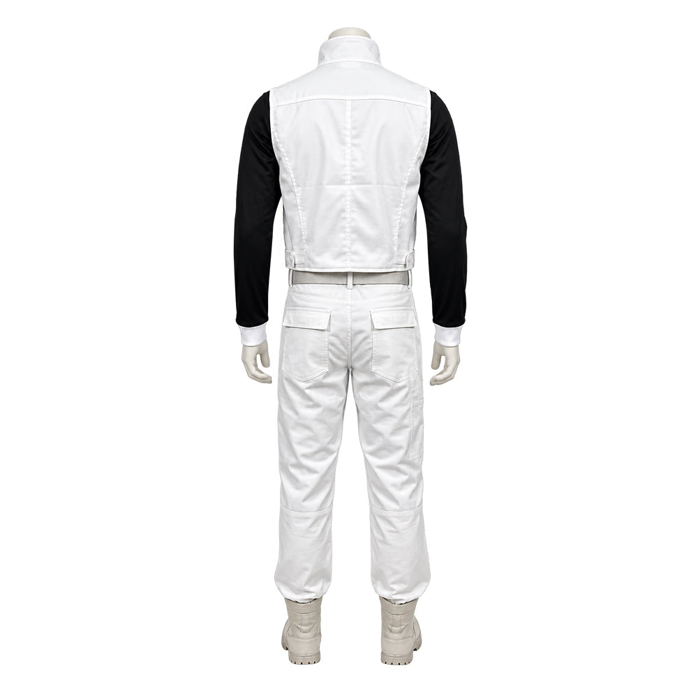The Hunger Games: Sunrise on the Reaping Haymitch Abernathy weiß Cosplay Kostüm Set