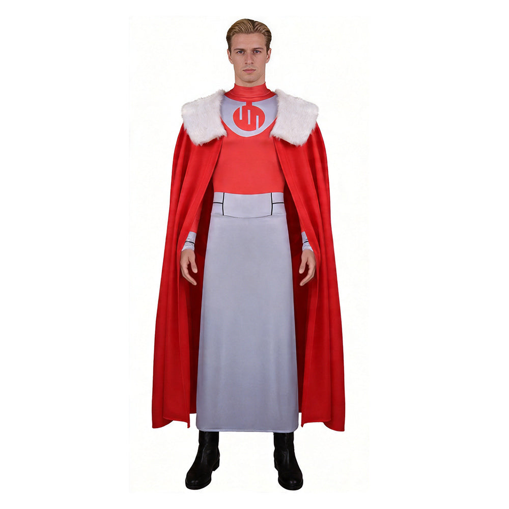 Invincible Thragg rot Jumpsuit Invincible Thragg Cosplay Kostüm Set