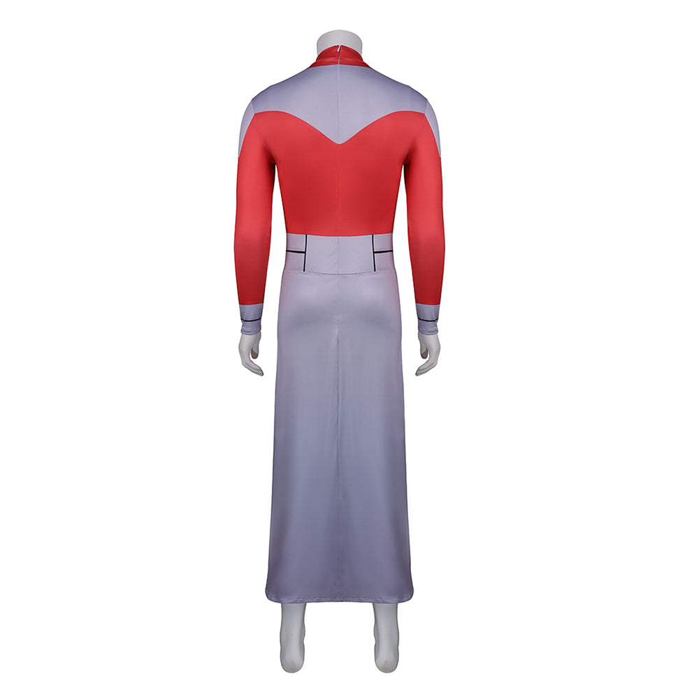 Invincible Thragg rot Jumpsuit Invincible Thragg Cosplay Kostüm Set