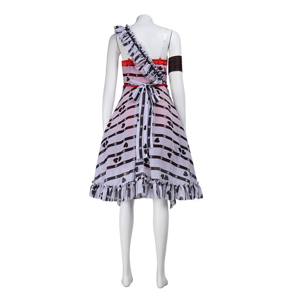 Tim Burton Alice In Wonderland Alice Rot Kleid Cosplay Kostüm