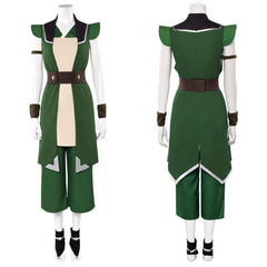 Toph Beifong grün Kostüm Set Avatar The Last Airbender Cosplay Outfit