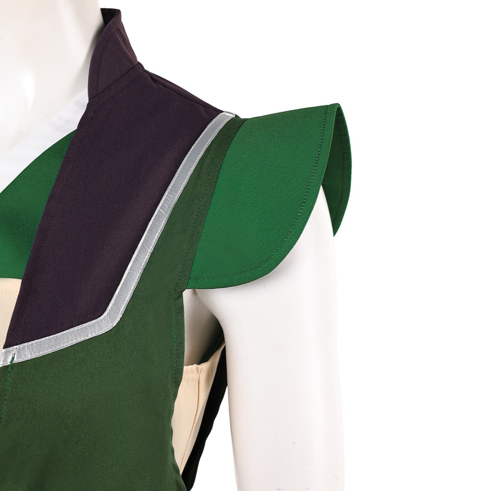 Toph Beifong grün Kostüm Set Avatar The Last Airbender Cosplay Outfit