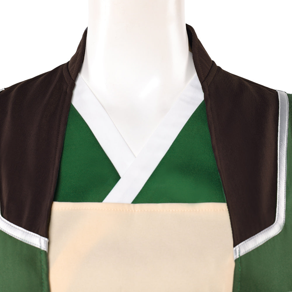 Toph Beifong grün Kostüm Set Avatar The Last Airbender Cosplay Outfit