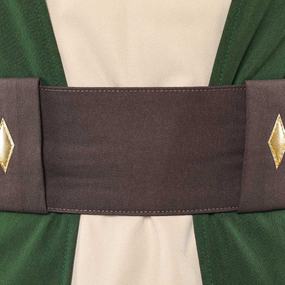 Toph Beifong grün Kostüm Set Avatar The Last Airbender Cosplay Outfit