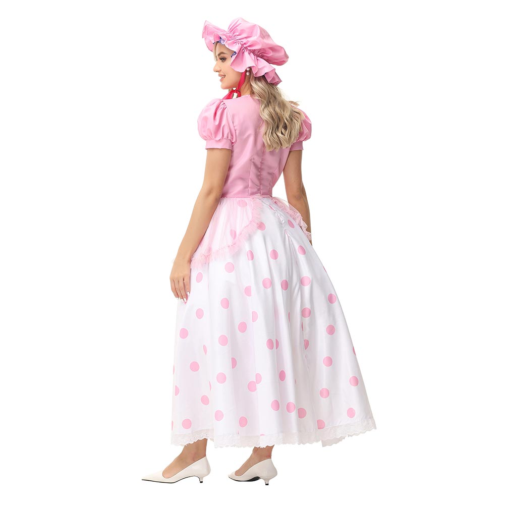 Toy Story 2026 Bo Peep rosa Kostüm Cosplay Outfit