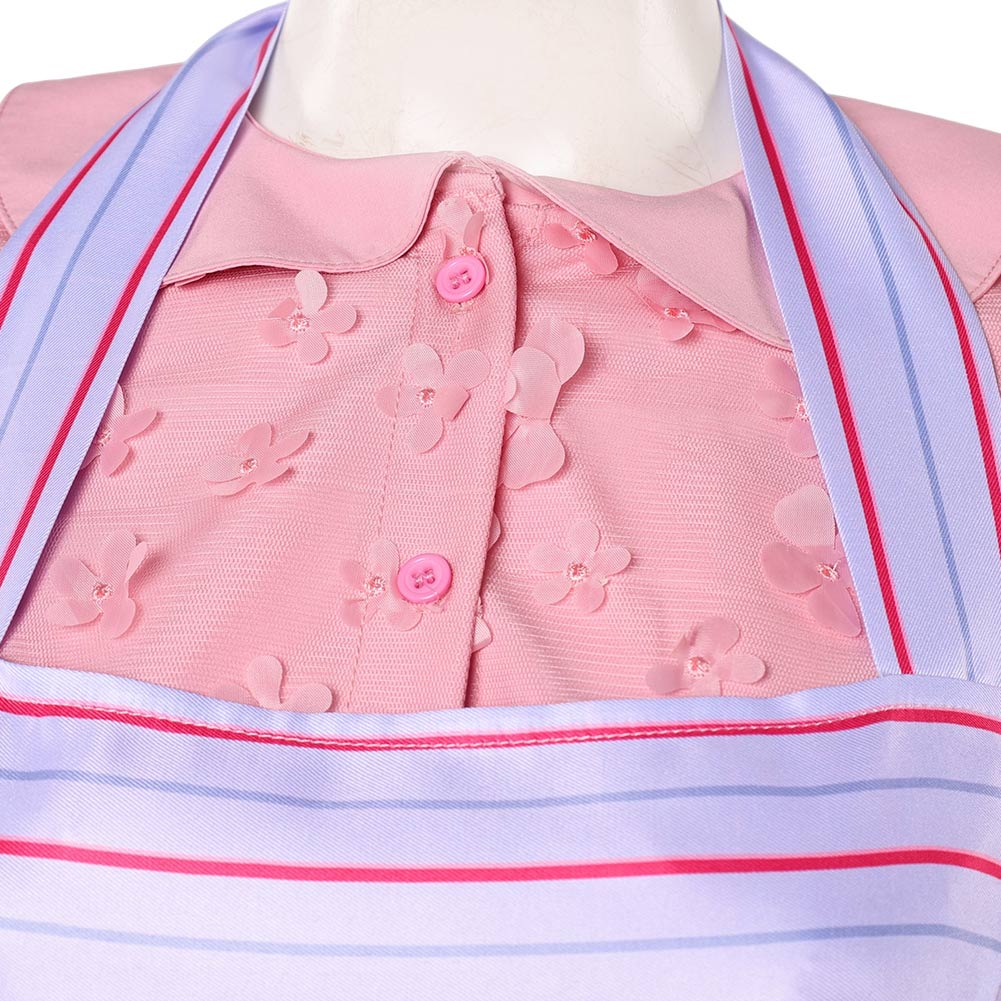 Wicked Glinda rosa Kleid Dienstmädchen Cosplay Kostüm Outfits