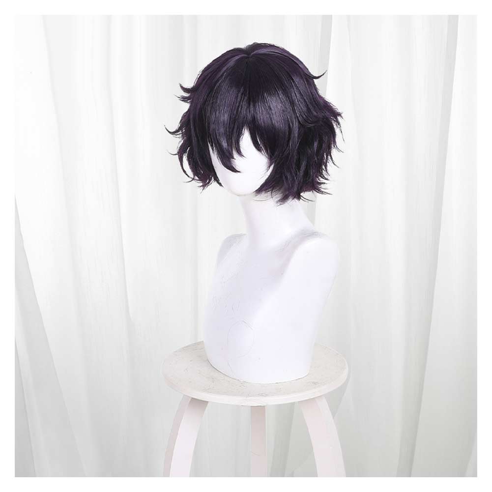 Witch Hat Atelier Agott Perücke schwarz kurz Hitzebeständiges Haar Cosplay Requisite