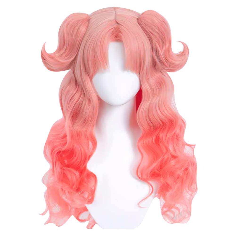 Witch Hat Atelier Tetia Perücke rosa Hitzebeständiges Haar Cosplay Requisite