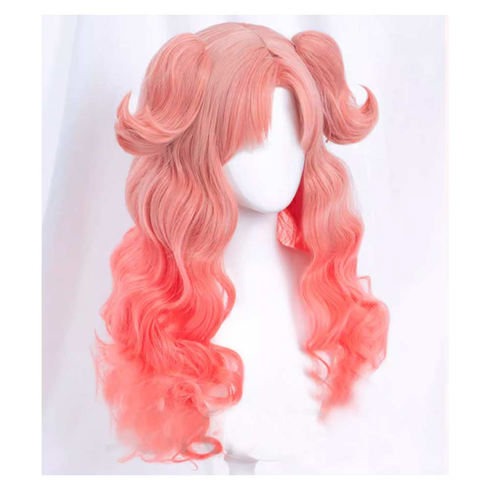 Witch Hat Atelier Tetia Perücke rosa Hitzebeständiges Haar Cosplay Requisite