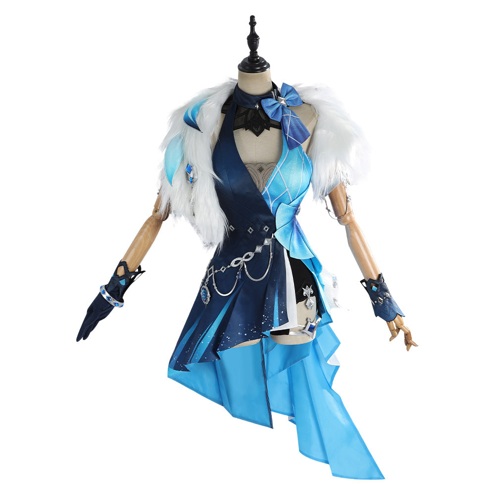 Yelan Genshin Impact Cosplay Kostüm Halloween Karneval Outfits