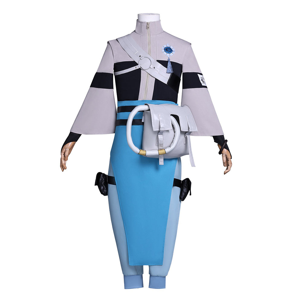 Zanka Nijiku Kostüm Gachiakuta Zanka grau Cosplay Outfit