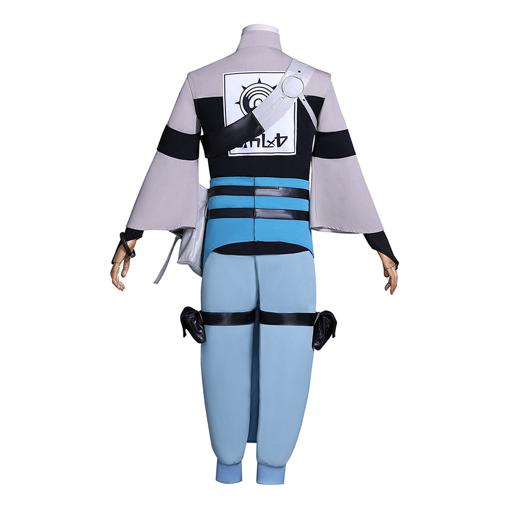 Zanka Nijiku Kostüm Gachiakuta Zanka grau Cosplay Outfit