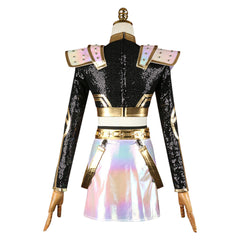 Zoey Golden Kostüm KPop Demon Hunters Girls Group HUNTRIX Zoey Cosplay Outfits
