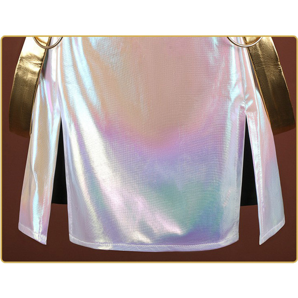 Zoey Golden Kostüm KPop Demon Hunters Girls Group HUNTRIX Zoey Cosplay Outfits