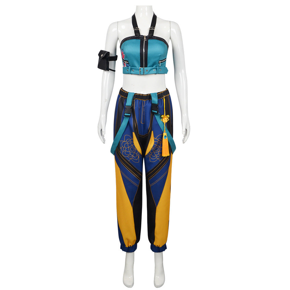 HUNTRIX Zoey Kostüm KPop Demon Hunters Zoey Cosplay Outfits