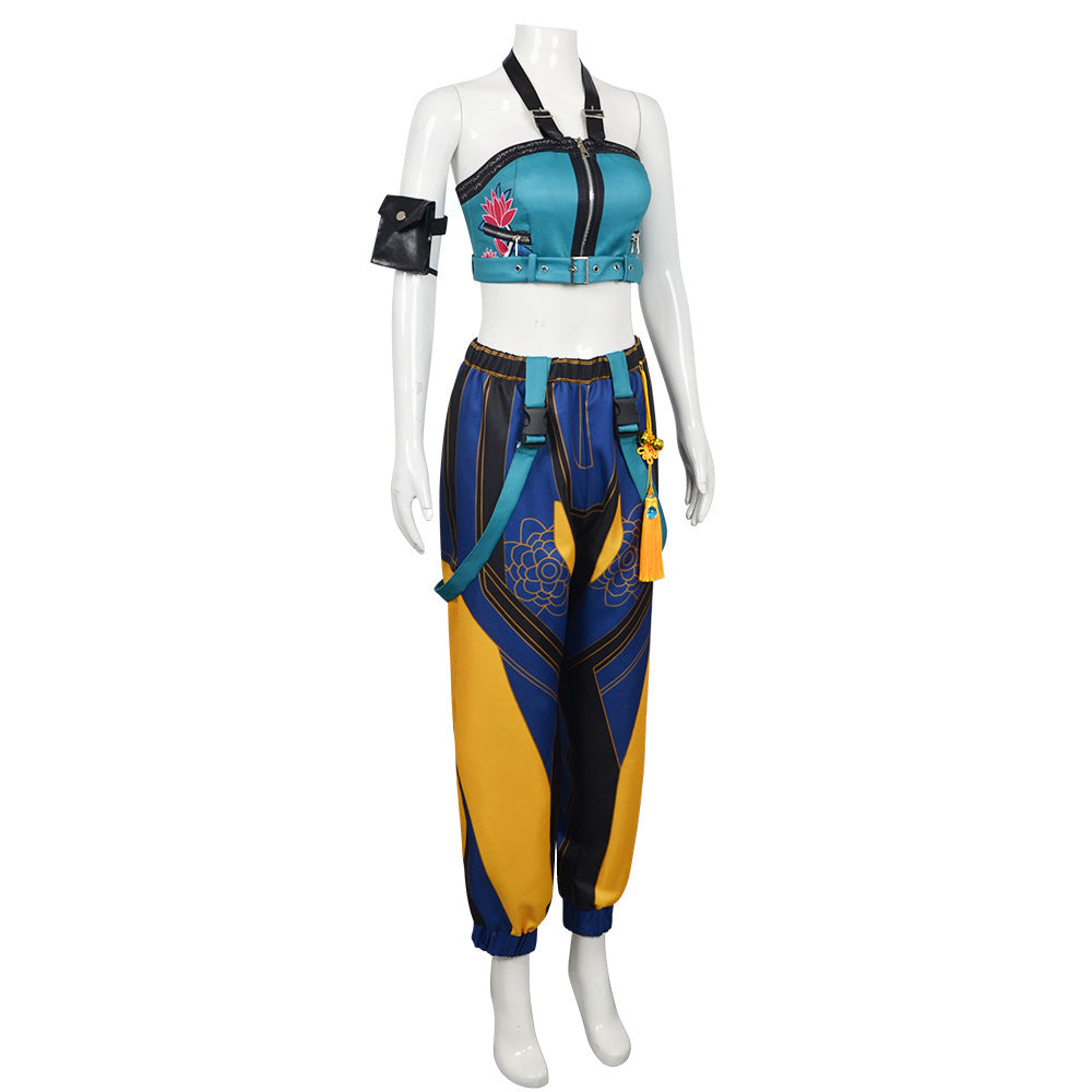 HUNTRIX Zoey Kostüm KPop Demon Hunters Zoey Cosplay Outfits