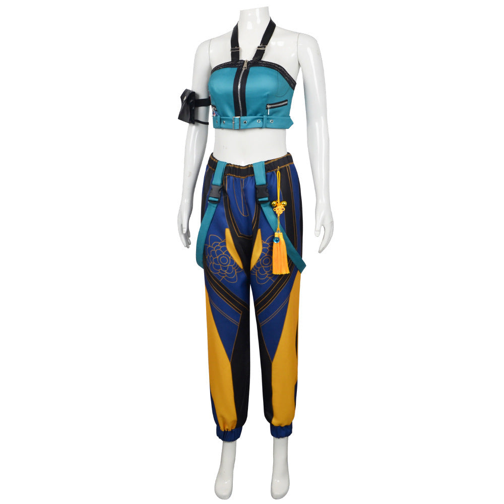 HUNTRIX Zoey Kostüm KPop Demon Hunters Zoey Cosplay Outfits