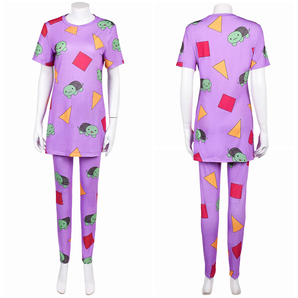 Zoey Schlafanzug Kpop Demon Hunters HUNTRIX Zoey Sleepwear Cosplay Kostüm