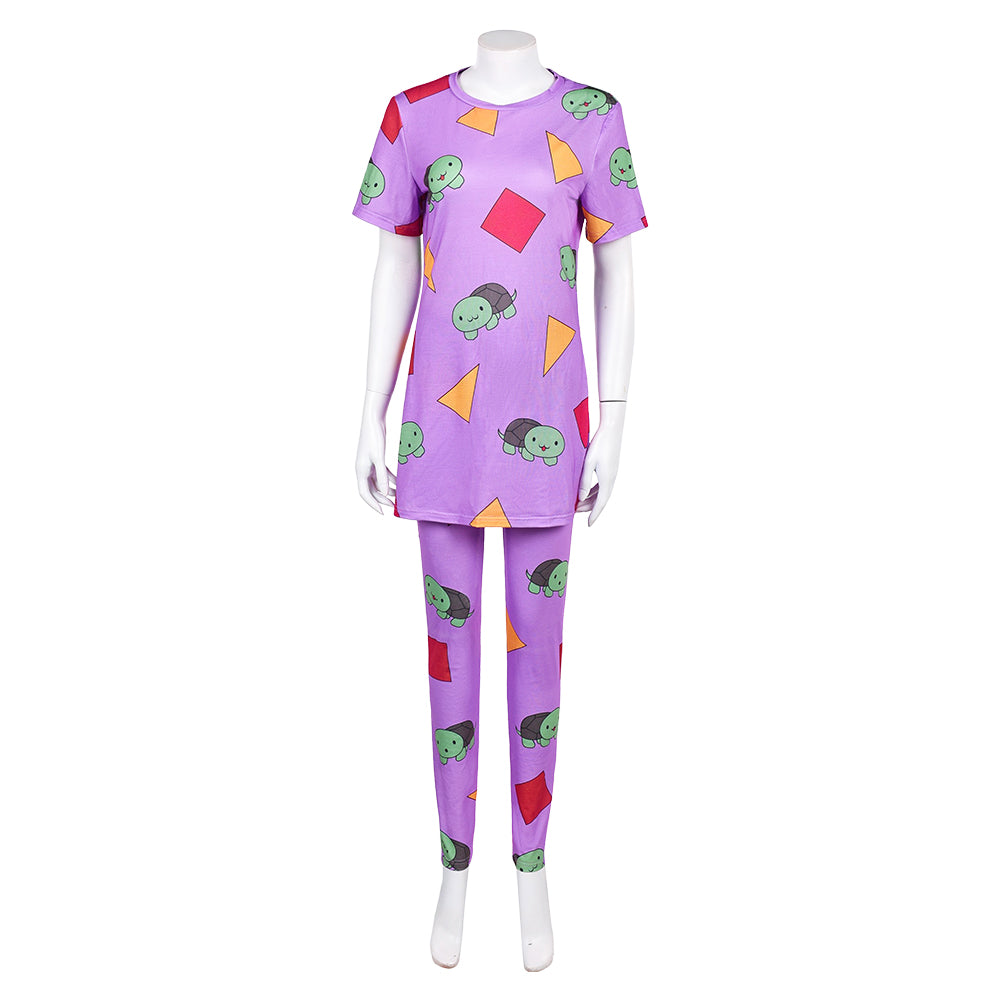 Zoey Schlafanzug Kpop Demon Hunters HUNTRIX Zoey Sleepwear Cosplay Kostüm