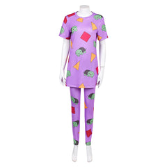 Zoey Schlafanzug Kpop Demon Hunters HUNTRIX Zoey Sleepwear Cosplay Kostüm