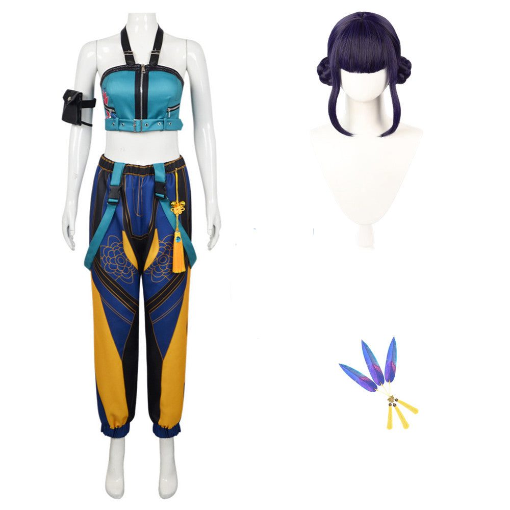 HUNTRIX Zoey Kostüm KPop Demon Hunters Zoey Cosplay Outfits