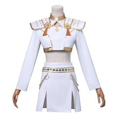 Zoey Soundtrack Kostüm KPop Demon Hunters Zoey weiß Cosplay Outfits-0