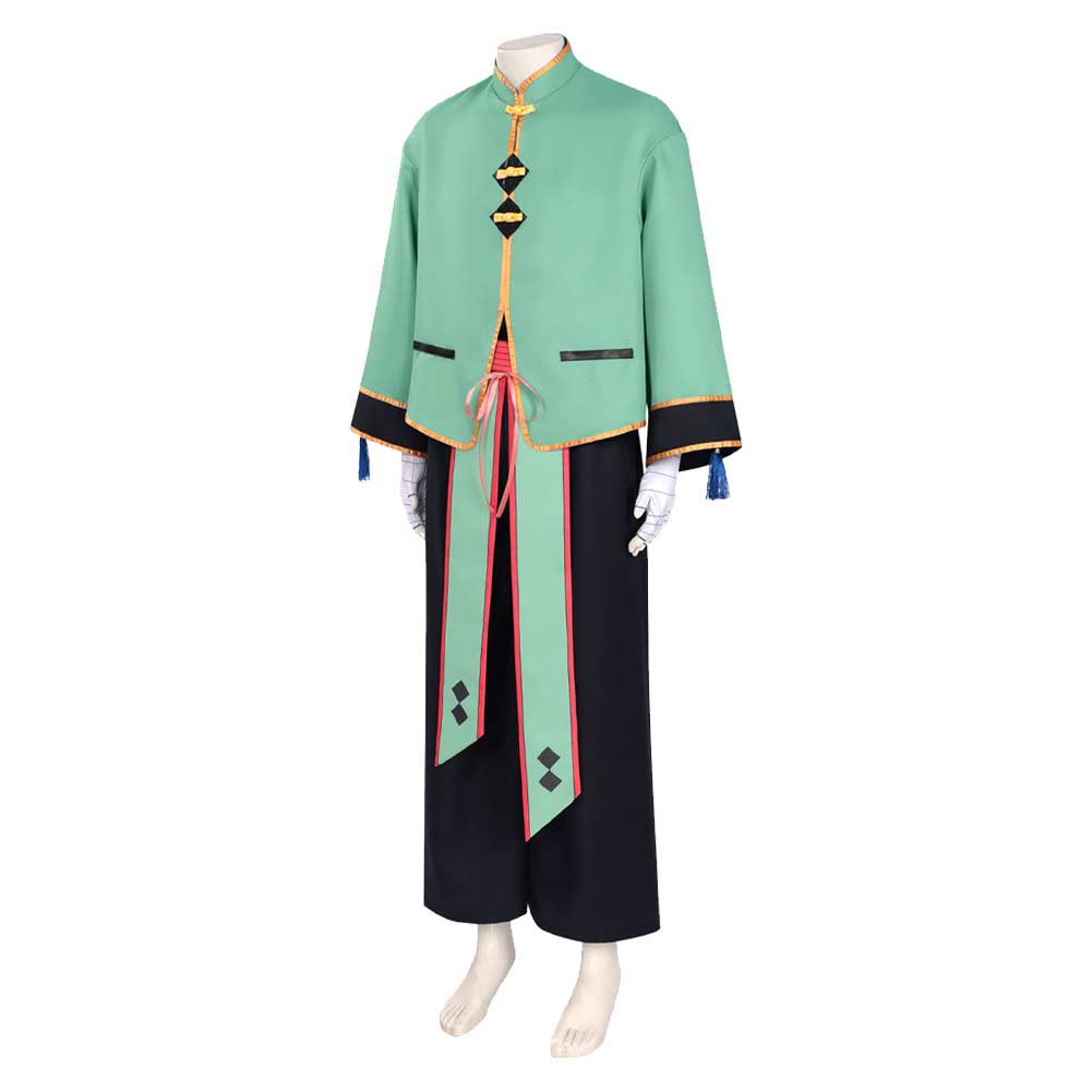 A‑Yuan grün Kostüm Set Link Click Season3 A‑Yuan Cosplay Outfit 