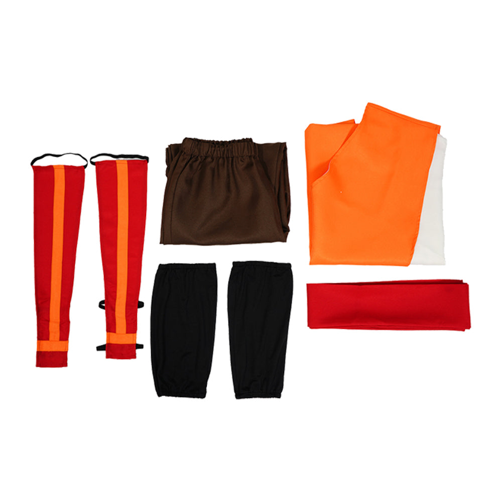 Aang orange Kostüm Set Avatar: The Last Airbender Aang Cosplay Outfit