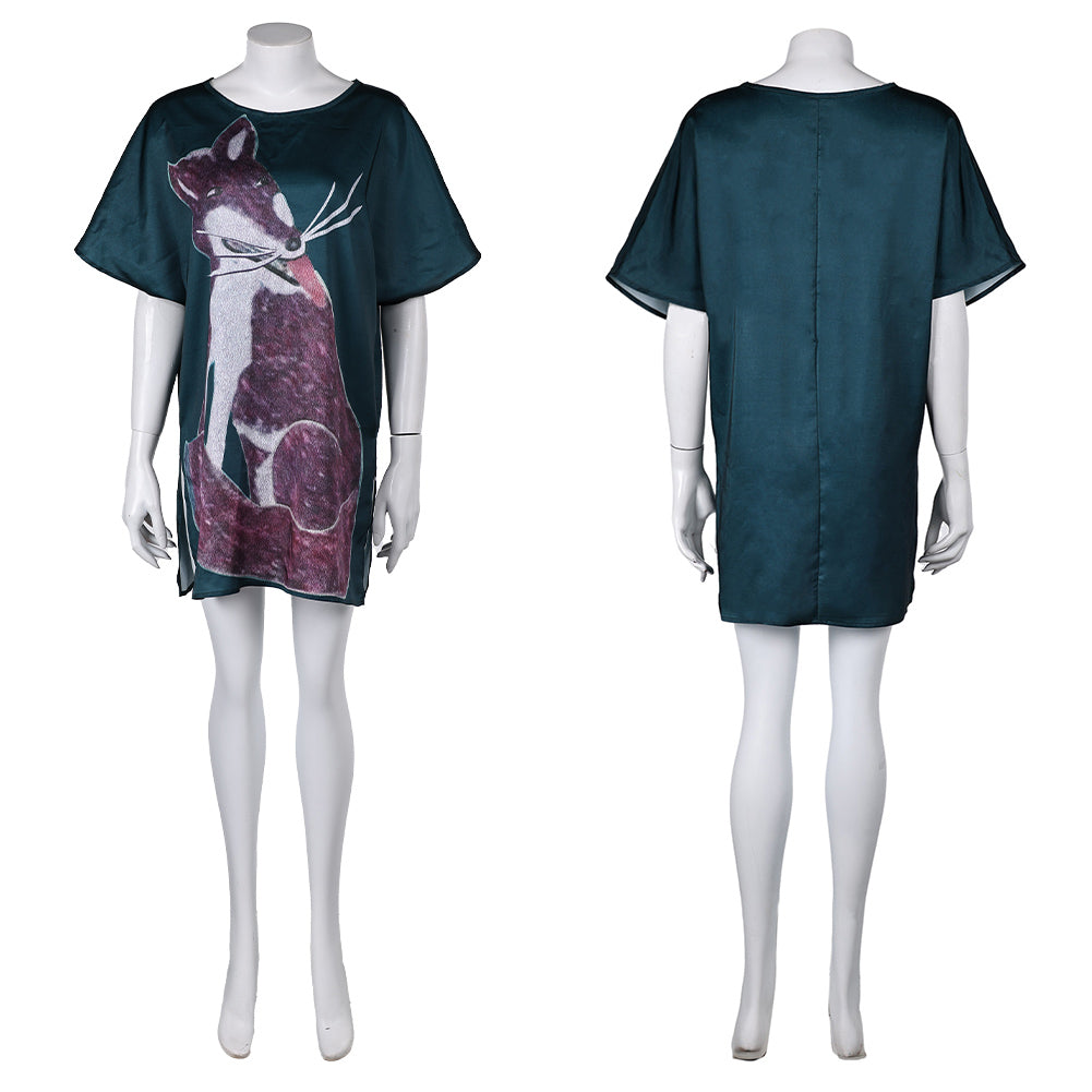 ABBA Anni-Frid Lyngstad Retro Style Sommer grün T-Shirt Cosplay Outfits